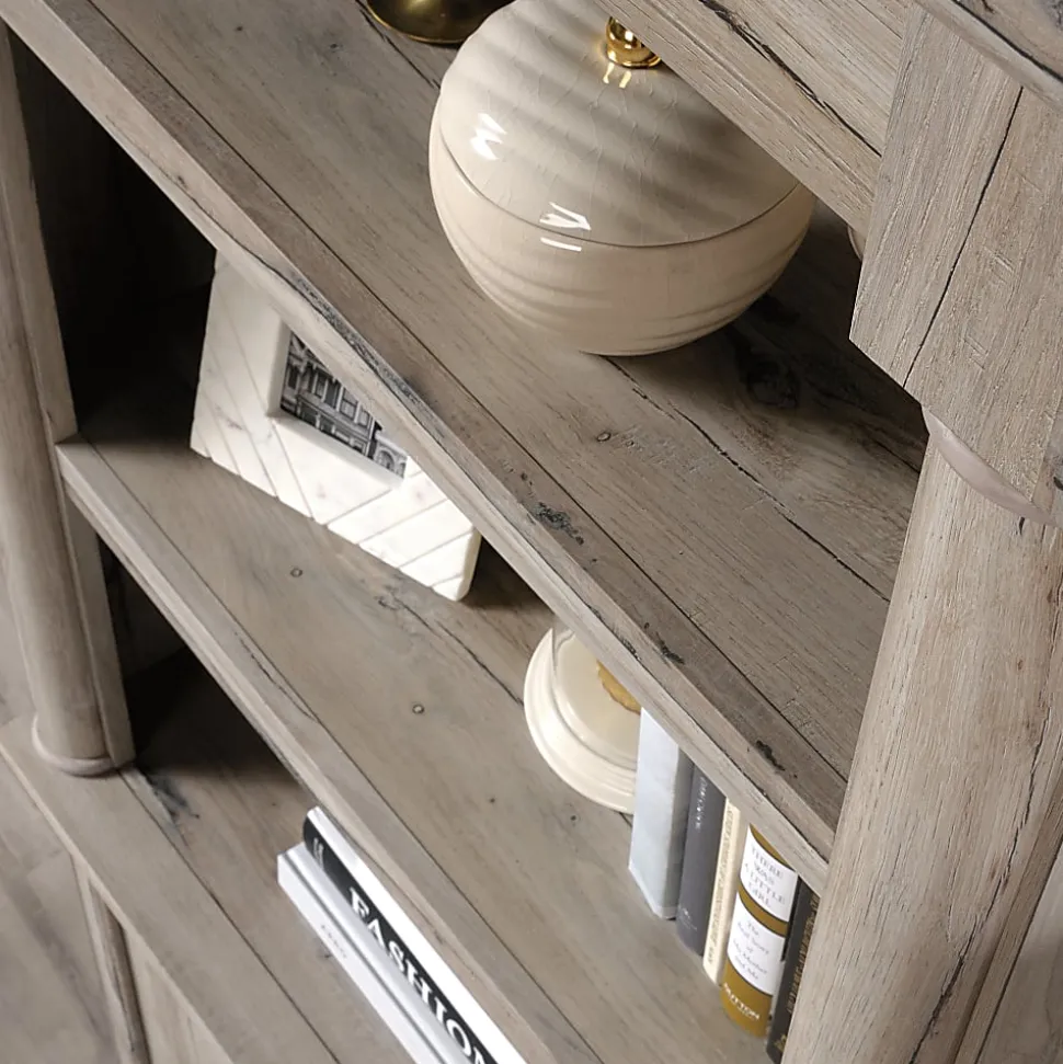 Sauder® Palladia 72"H 5-Shelf Library Bookcase, Split Oak
