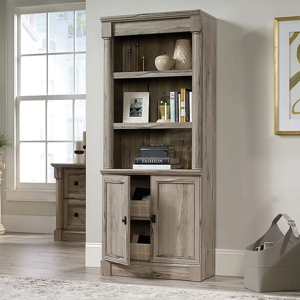 Sauder® Palladia 72"H 5-Shelf Library Bookcase, Split Oak