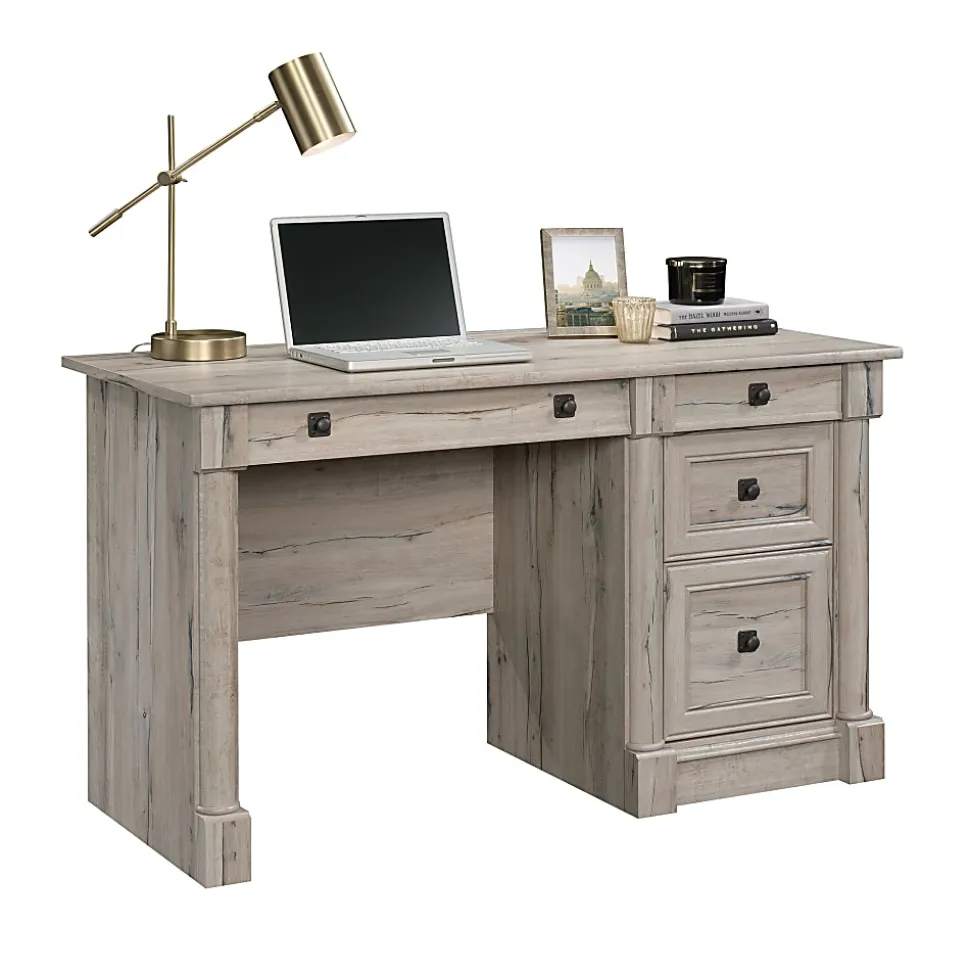 Sauder® Palladia 54"W Computer Desk, 54"W, Split Oak