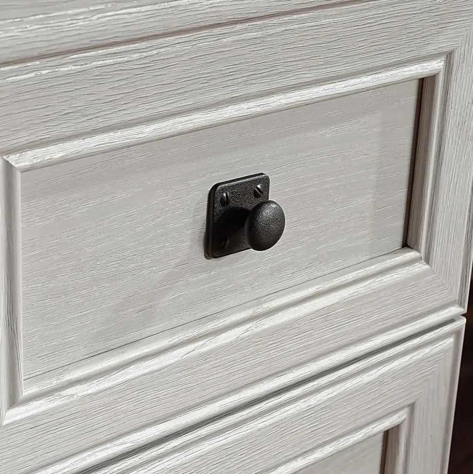 Sauder® Palladia 69”W L-Shaped Corner Desk, Glacier Oak