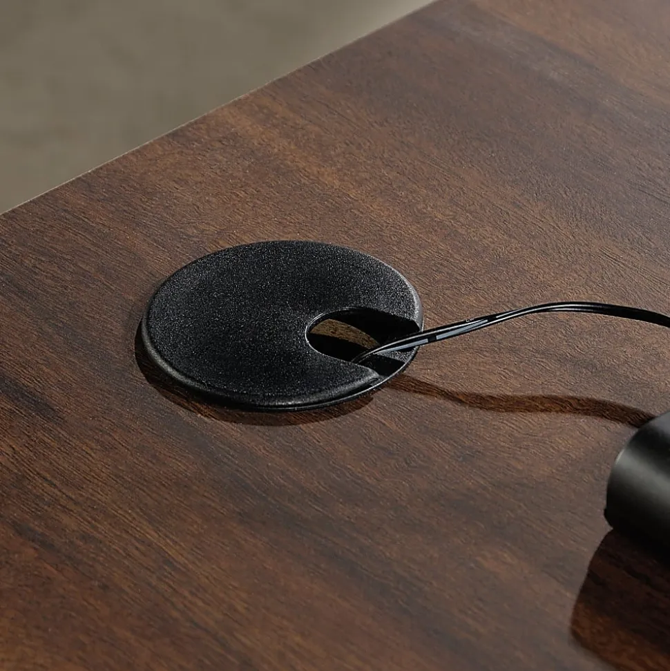 Sauder® Palo Alto™ 72"W Commercial L-Shaped Computer Desk, Spiced Mahogany™