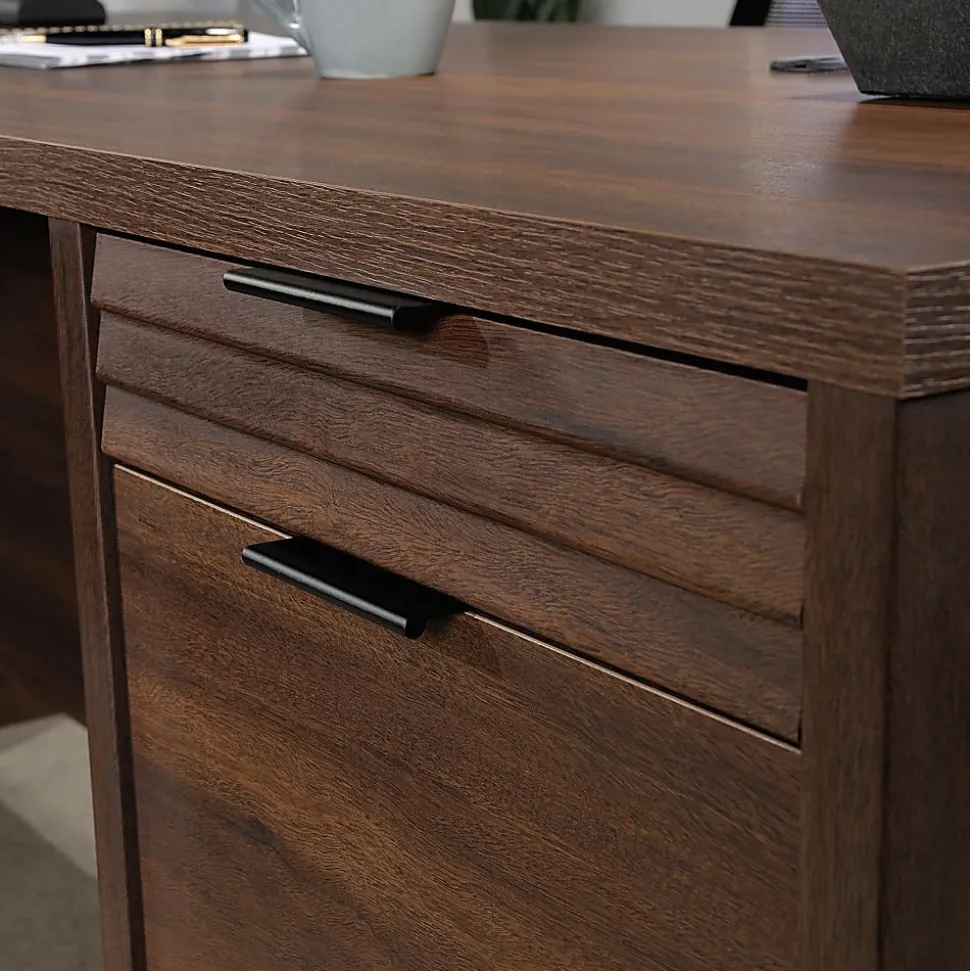 Sauder® Palo Alto™ 72"W Commercial L-Shaped Computer Desk, Spiced Mahogany™