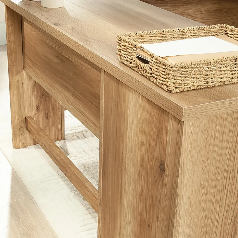 Sauder® Rosedale Ranch 60"W Modern Farmhouse L-Shaped Computer Desk, Timber Oak®