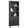Sauder® Select 72"H Bookcase With Doors, Raven Oak®