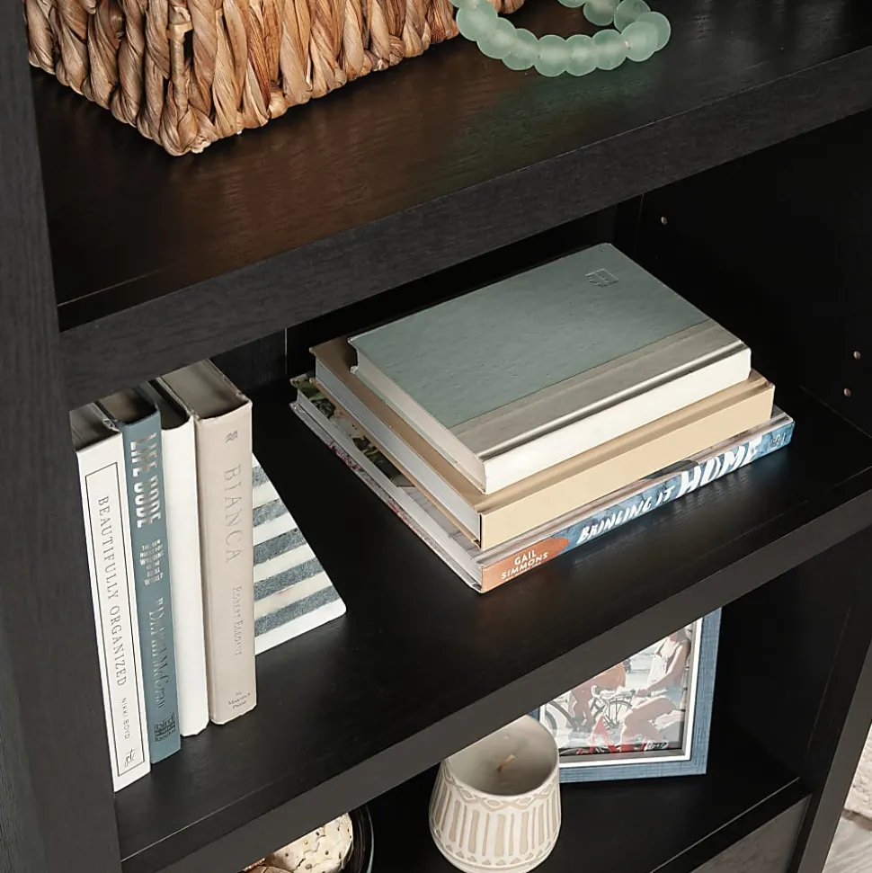 Sauder® Select 72"H Bookcase With Doors, Raven Oak®
