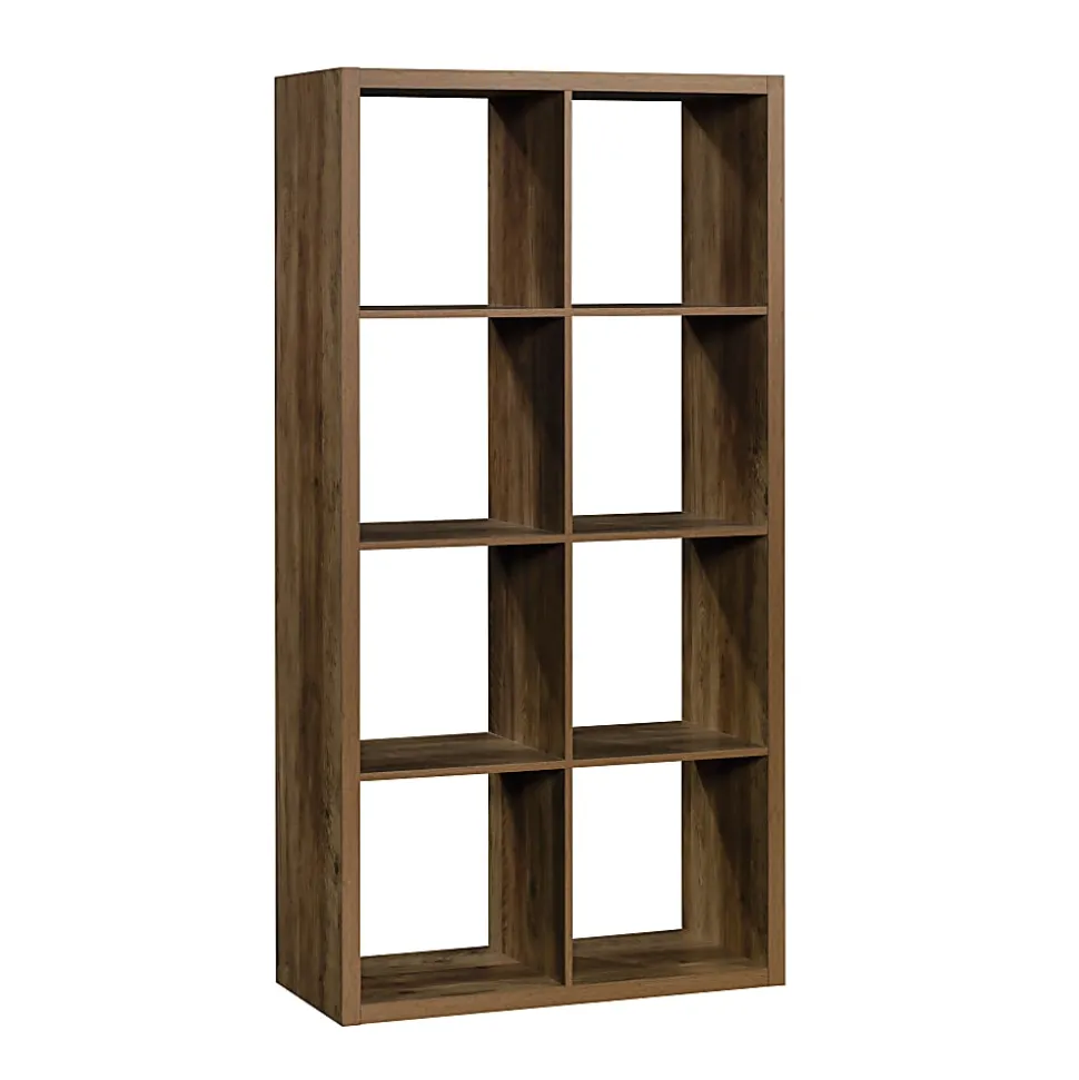 Sauder® Select 58”H 8-Cube Storage Bookcase, Rural Pine