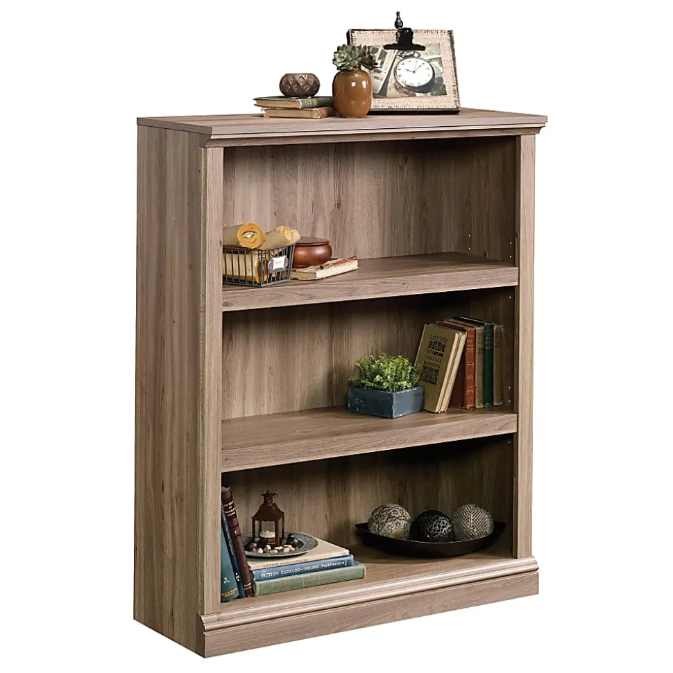 Sauder® Select 44"H 3-Shelf Bookcase, Salt Oak