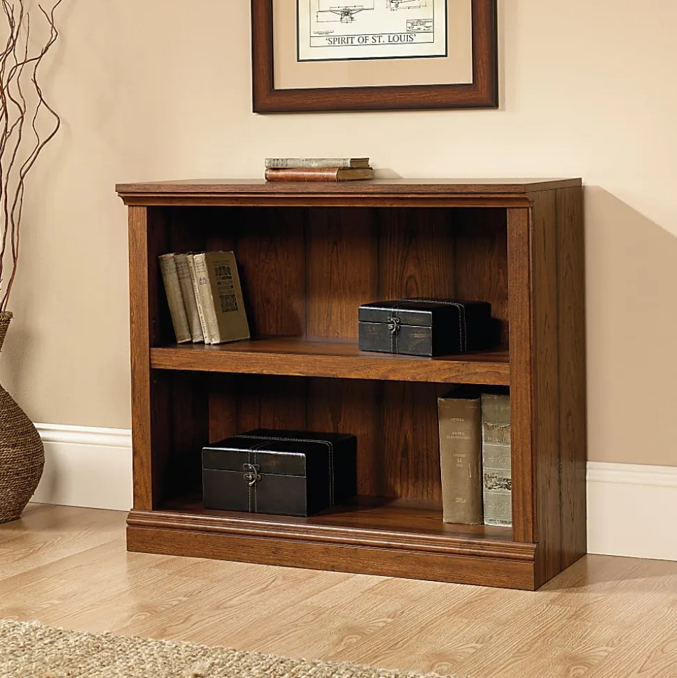 Sauder® Select 30"H 2-Shelf Bookcase, Washington Cherry