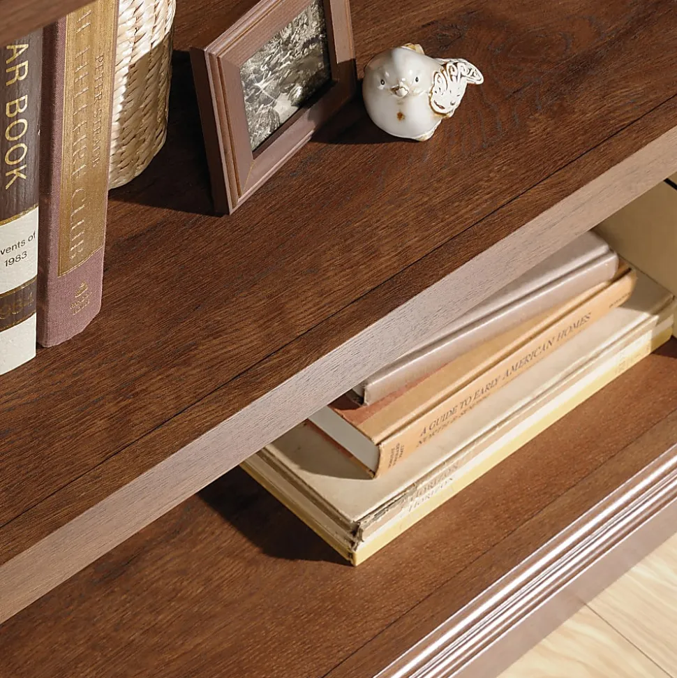 Sauder® Select 29 15/16"H 2-Shelf Transitional Bookcase, Oak/Light Finish, Standard Delivery