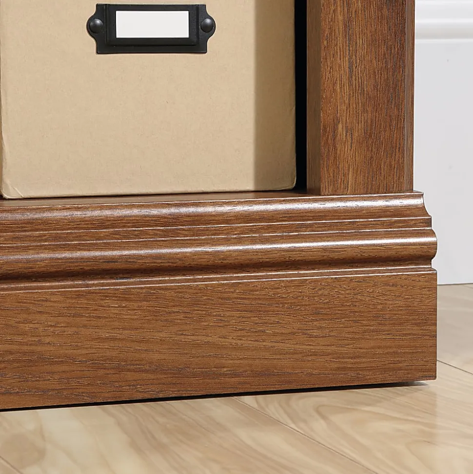 Sauder® Select 29 15/16"H 2-Shelf Transitional Bookcase, Oak/Light Finish, Standard Delivery