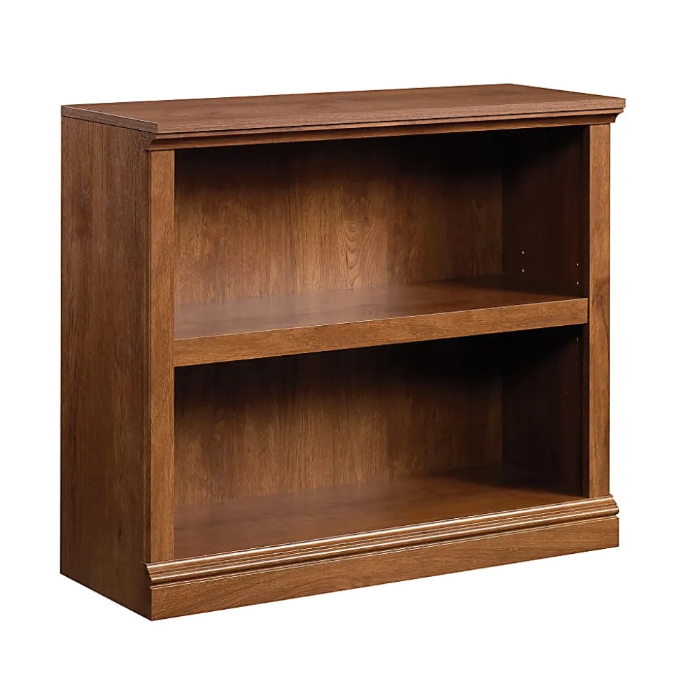 Sauder® Select 29 15/16"H 2-Shelf Transitional Bookcase, Oak/Light Finish, Standard Delivery