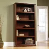 Sauder® Select 69 13/16"H 5-Shelf Transitional Bookcase, Cherry/Dark Finish, Standard Delivery