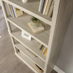 Sauder® Select 69 13/16"H 5-Shelf Transitional Bookcase, Brown/Light Finish, Standard Delivery