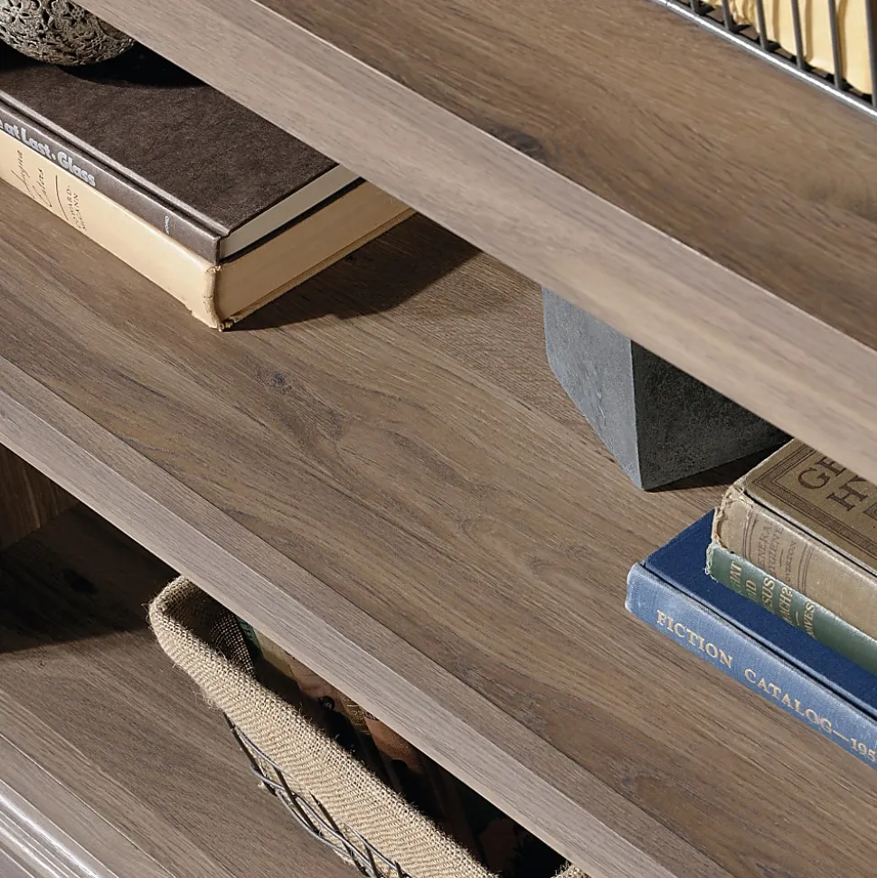 Sauder® Select 69 13/16"H 5-Shelf Transitional Bookcase, Oak/Light Finish, Standard Delivery