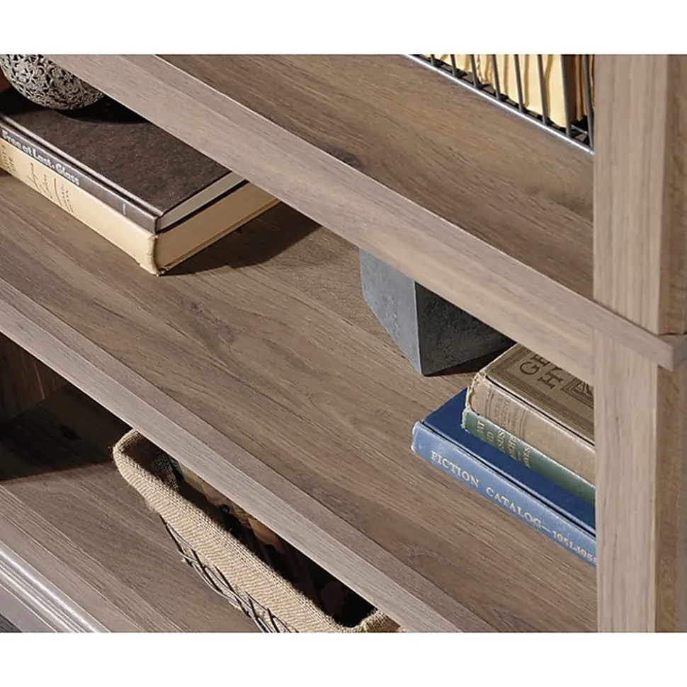 Sauder® Select 69 13/16"H 5-Shelf Transitional Bookcase, Oak/Light Finish, Standard Delivery