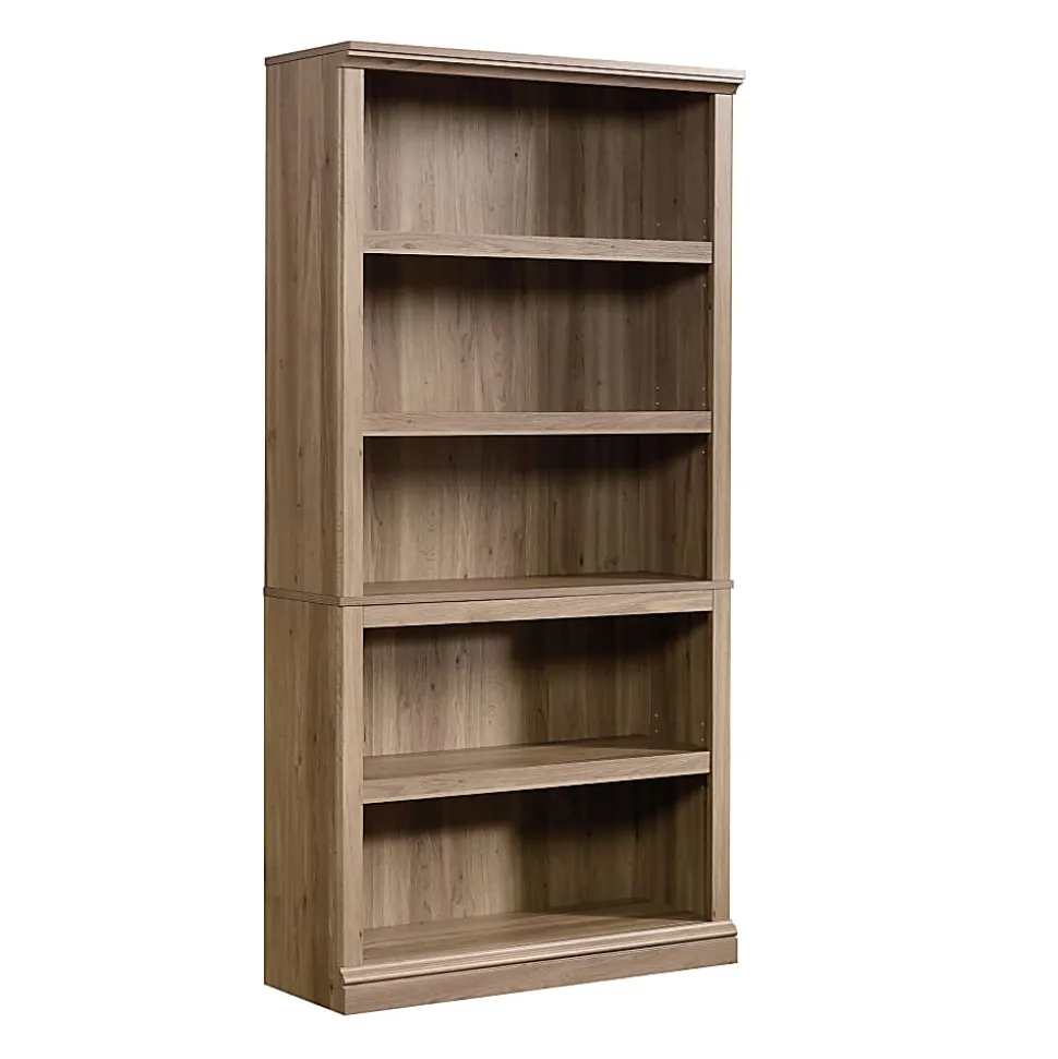 Sauder® Select 69 13/16"H 5-Shelf Transitional Bookcase, Oak/Light Finish, Standard Delivery