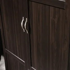 SauderĀ® Select Storage Wardrobe Cabinet, 71-1/8"H x 40"W x 19-1/2"D, Cinnamon Cherry