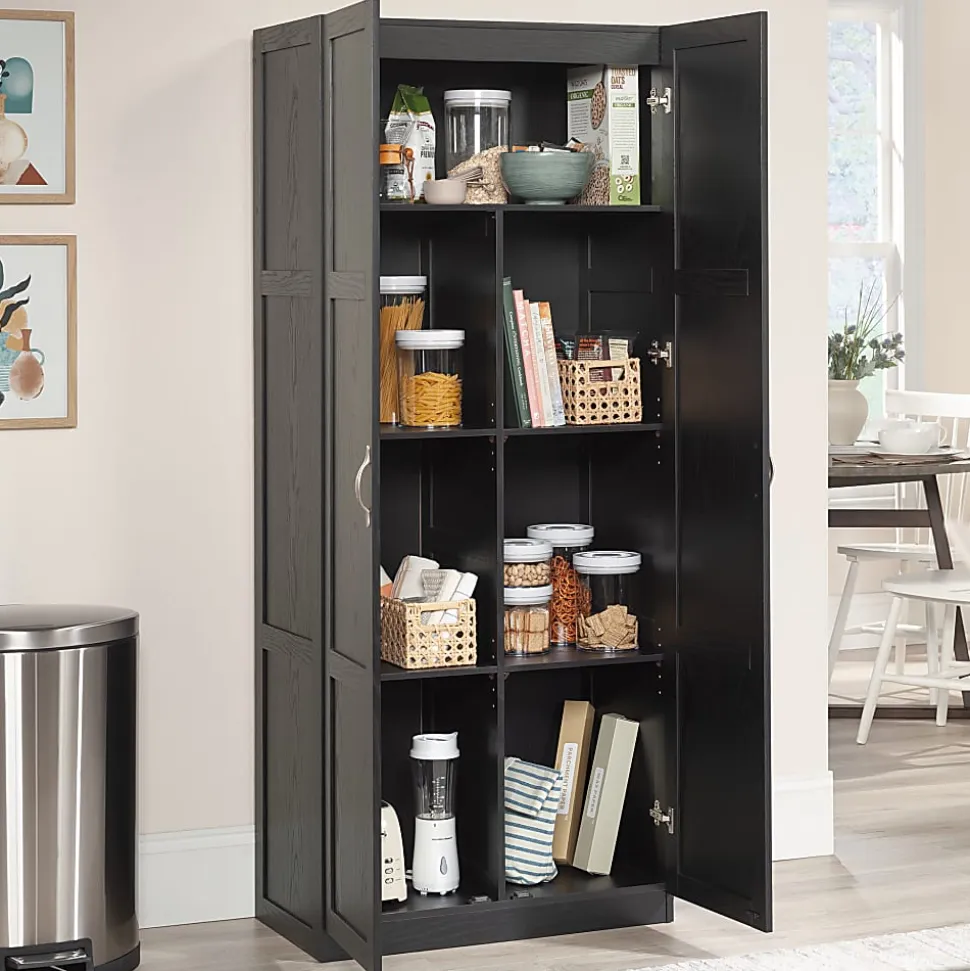 Sauder® Select 30"W Contemporary Storage Cabinet, Black