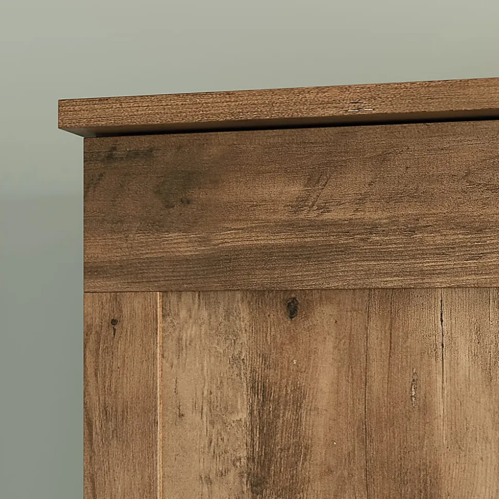Sauder Select 32"W Storage Cabinet, Rural Pine