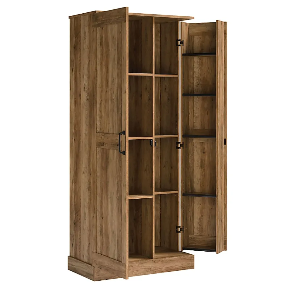 Sauder Select 32"W Storage Cabinet, Rural Pine