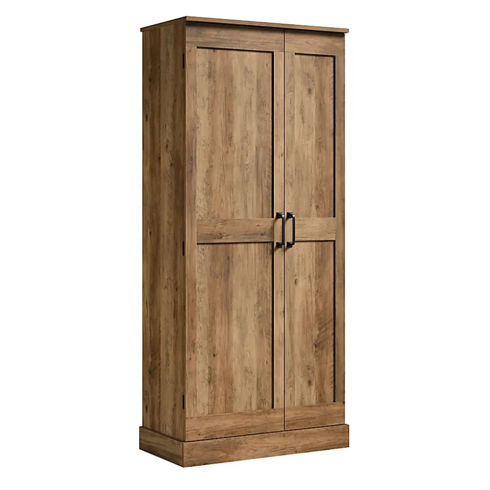 Sauder Select 32"W Storage Cabinet, Rural Pine