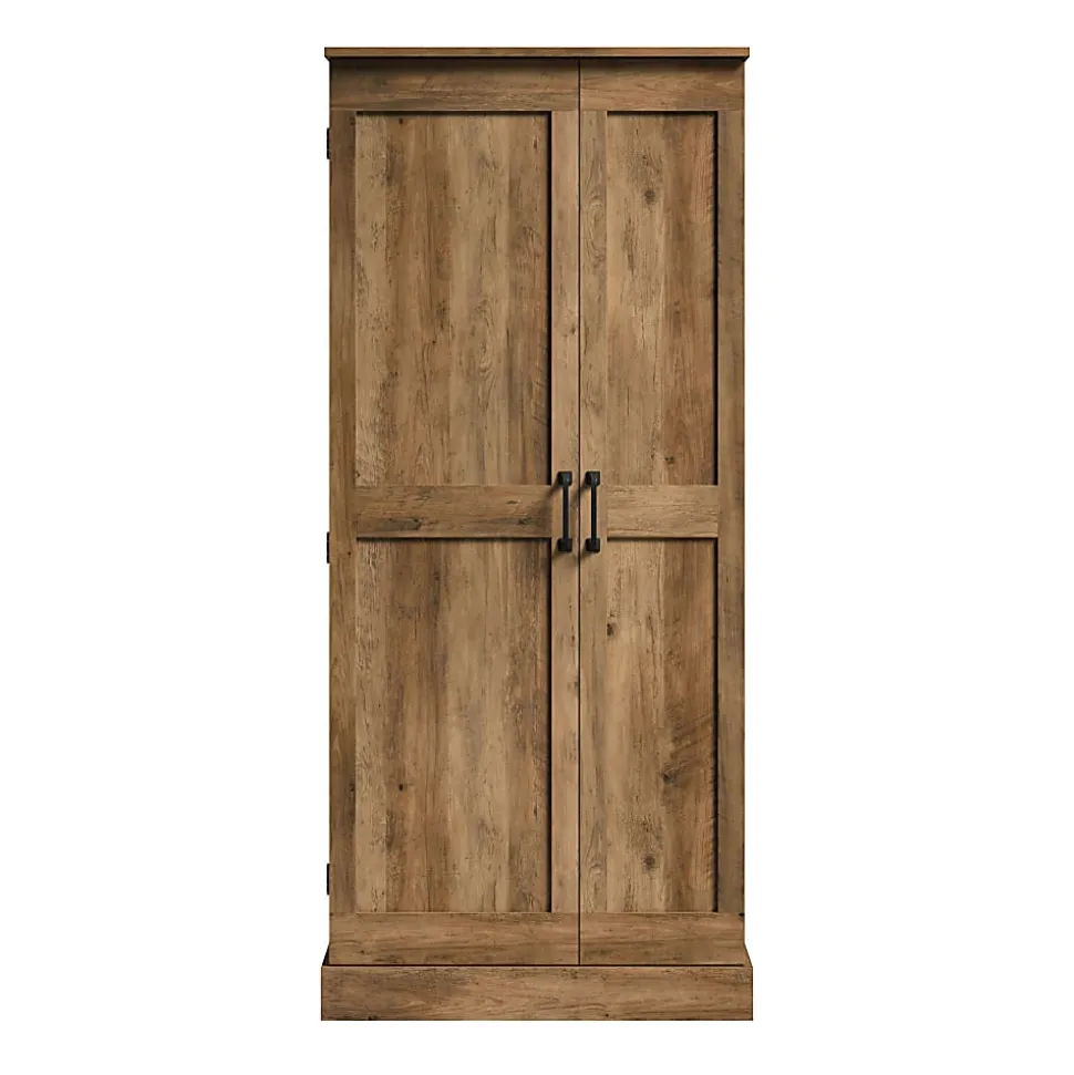 Sauder Select 32"W Storage Cabinet, Rural Pine