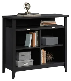 Sauder® Summit Station 36"H 4-Cube Storage Bookcase, Raven Oak