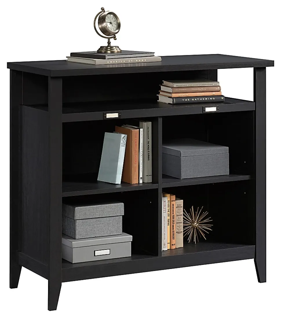 Sauder® Summit Station 36"H 4-Cube Storage Bookcase, Raven Oak
