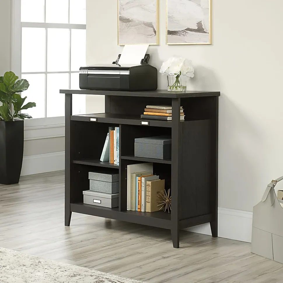 Sauder® Summit Station 36"H 4-Cube Storage Bookcase, Raven Oak