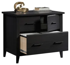 Sauder® Summit Station 33-3/4"W x 23-7/16"D Lateral File Cabinet, Raven Oak