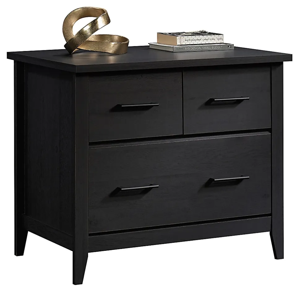 Sauder® Summit Station 33-3/4"W x 23-7/16"D Lateral File Cabinet, Raven Oak