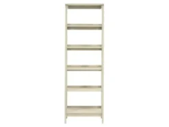 Sauder® Trestle 72"H 5-Shelf Bookcase, Chalked Chestnut
