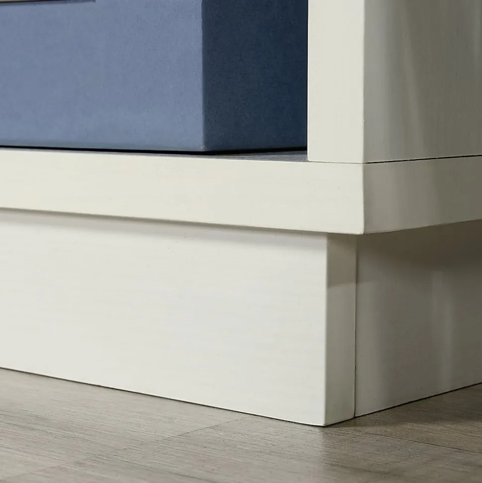Sauder® Vista Key 72"H 9-Shelf Bookcase, Pearl Oak/Blaze Acacia