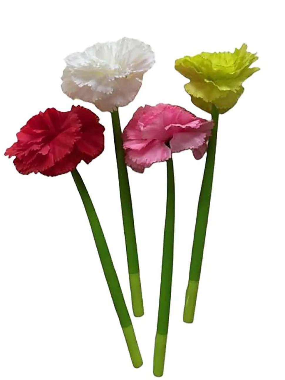 Saxon Imports Flower Gel Pen, Medium Point, 0.7 mm, Green Barrel, Black Ink