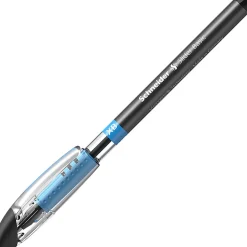 Schneider Slider Basic XB Ballpoint Pens, Extra-Bold Point, 1.4 mm, Black Barrels, Black Ink, Pack Of 10 Pens