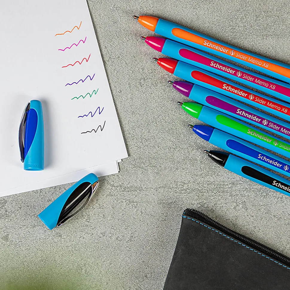 Schneider Slider Memo XB Ballpoint Pens - Extra Broad - 1.4 mm Pen Point Size - Bullet Pen Point Style - RED150201