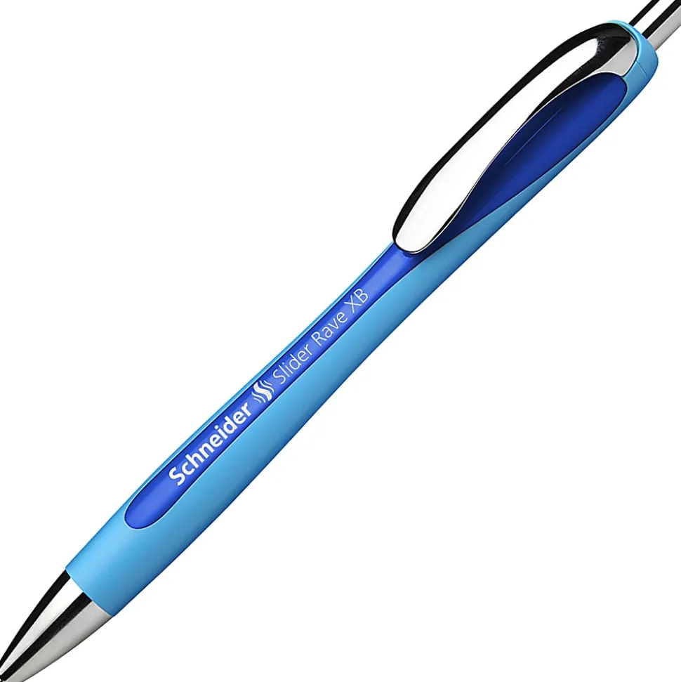 Schneider Slider Rave XB Ballpoint Pen - Extra Broad - 1.4 mm Pen Point Size - Refillable - Retractable - RED132503