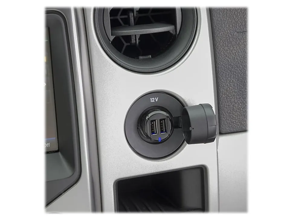 Scosche reVOLT - Car power adapter - 24 Watt - 2.4 A - 2 output connectors (USB)