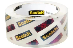 Scotch® 3950-3 Box Lock Packaging Tape, 1-15/16" x 54-5/8 Yd, Clear