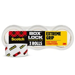 Scotch® 3950-3 Box Lock Packaging Tape, 1-15/16