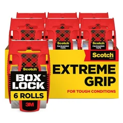 Scotch® Box Lock Packing Tape, 1.88