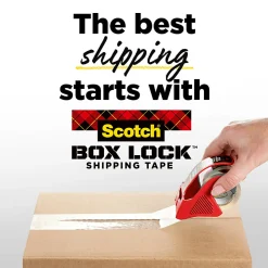 Scotch® Box Lock Packing Tape, 1.88