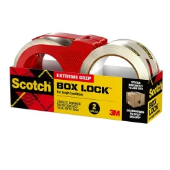 Scotch® Box Lock Packing Tape, 1.88