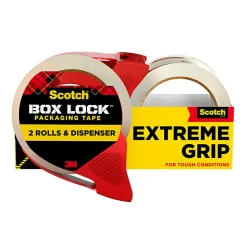 Scotch® Box Lock Packing Tape, 1.88