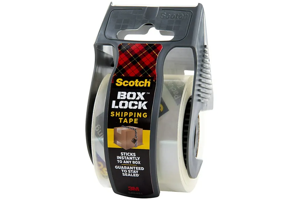 Scotch Box Lock 195 Packing Tape, 1-15/16" x 22-1/4 Yd, Clear