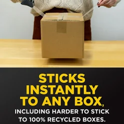Scotch® Box Lock Shipping Packing Tape, 1-15/16