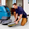 Scotch-Brite™ Clean & Shine Floor Pads, 16", Yellow/Gold, Case Of 5