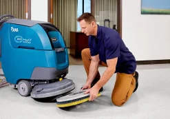 Scotch-Brite™ Clean & Shine Floor Pads, 16", Yellow/Gold, Case Of 5