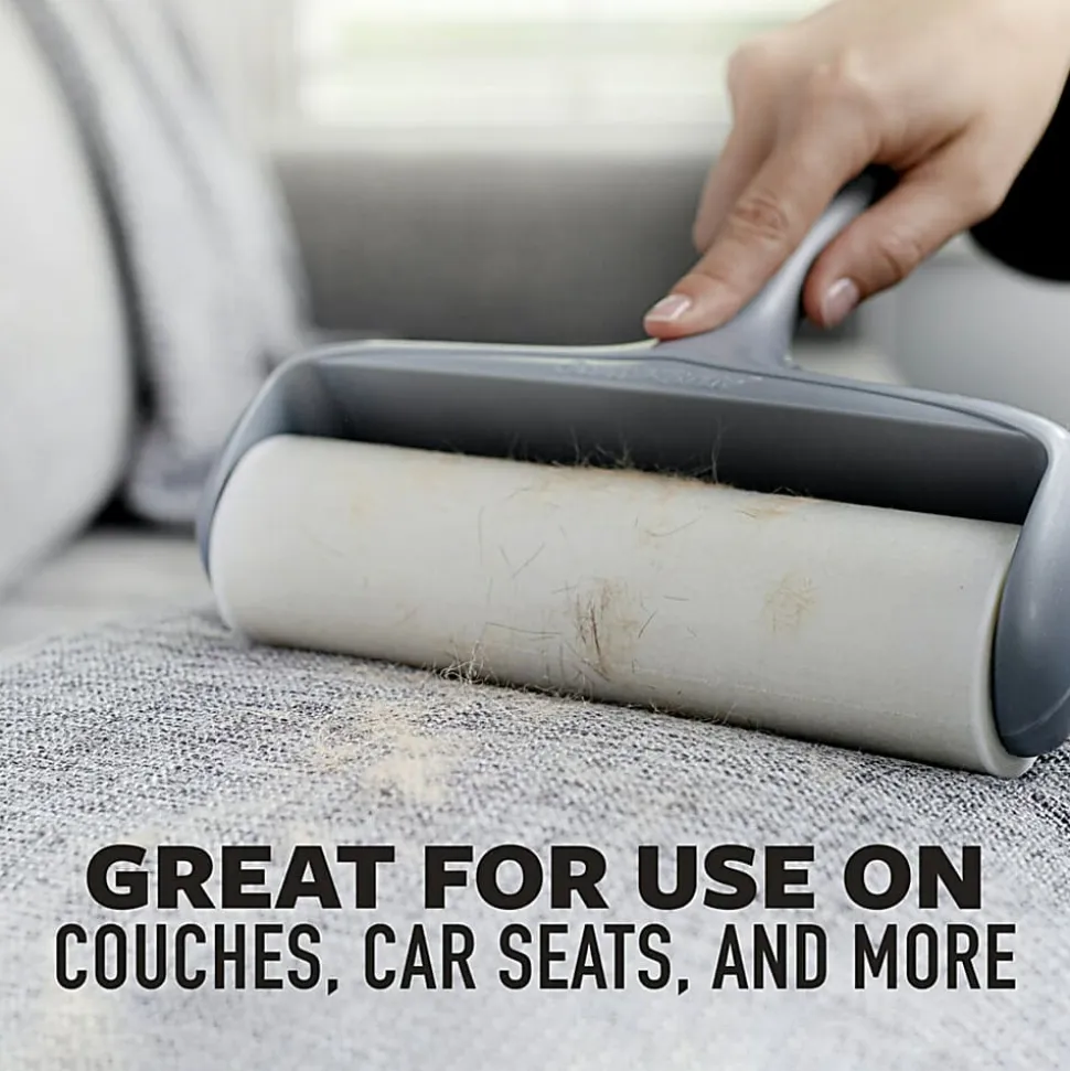 Scotch-Brite™ Extreme Clean Large Lint Roller, 1 Pack, 60 Adhesive Sheets Total, 50% Stickier, Heavy Duty for Removing Debris and Pet Hair on Clothes