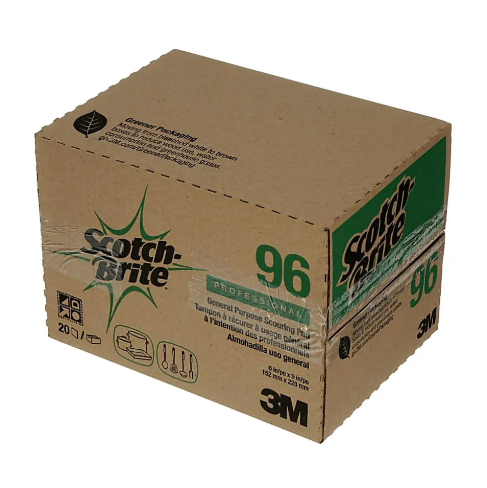 Scotch-Brite Heavy Duty Scrub Pads, 10 Scrubbing Pads, Great For Kitchen, Garage and Outdoors